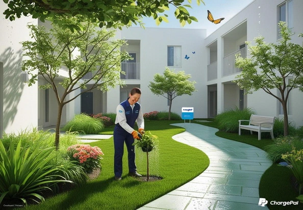 نگهداری فضای سبز مجتمع مسکونی